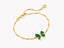 Kendra Scott Blair Bow Emerald Bracelet