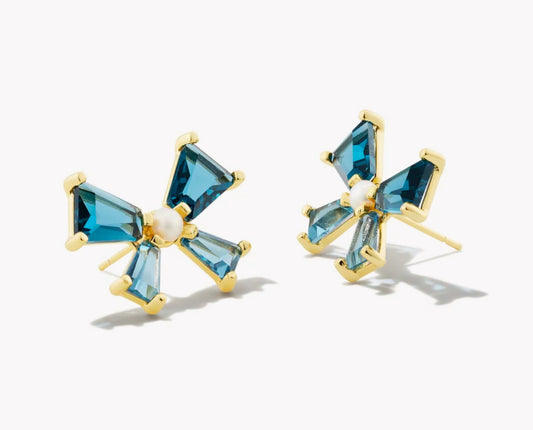 KENDRA SCOTT BLAIR BOW STUD EARRING