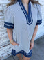 Sailor Blues Dress