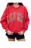 Lulu Mac Red Cheetah Sweatshirt