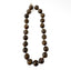 Marby Chunky Beaded Necklace-Brown