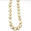 Marble Chunky Beaded Necklace-Cream