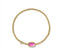 Kendra Scott Grayson Gold Stretch Bracelet in Azalea Illusion
