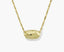 Kendra Scott Elisa Riveted Gold Short Pendant Necklace