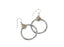 Brighton Mosaic Two Tone French Wire Hoop Earrings