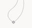 Kendra Scott Mallory Crystal Silver Short Pendant Necklace