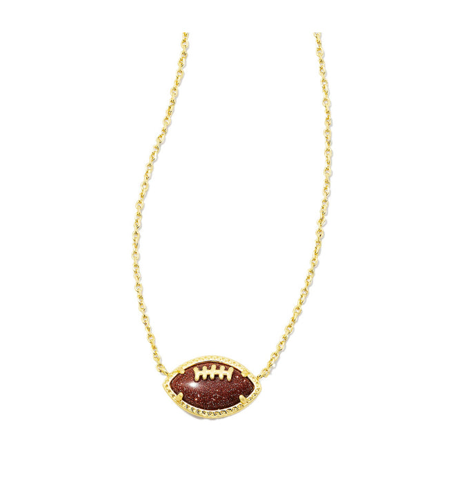 KENDRA SCOTT FOOTBALL NECKLACE