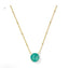 KENDRA SCOTT- Jolie Short Pendant Necklace in Kelly Green Illusion