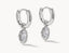 Kendra Scott Mini Ellie Luxe Silver Huggie Earrings
