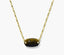 Kendra Scott Elisa Riveted Gold Short Pendant Necklace