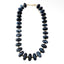 Holly Chunky Beaded Necklace-Navy
