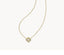 Kendra Scott Mallory Crystal Gold Short Pendant Necklace