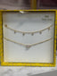 Kendra Scott Gift Set Amelia Chain Necklace in Gold and Mini Elisa Gold Satellite Short Pendant Necklace in Pink Opalite Crystal