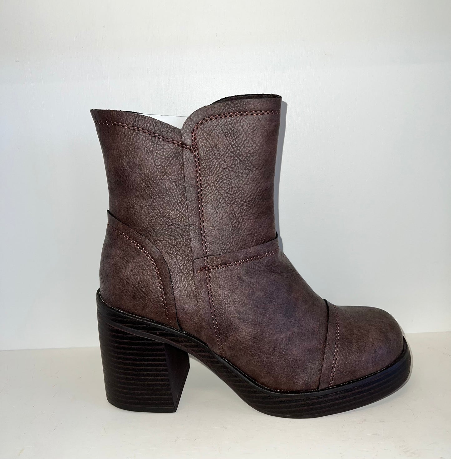 Dark Brown Leather Boots