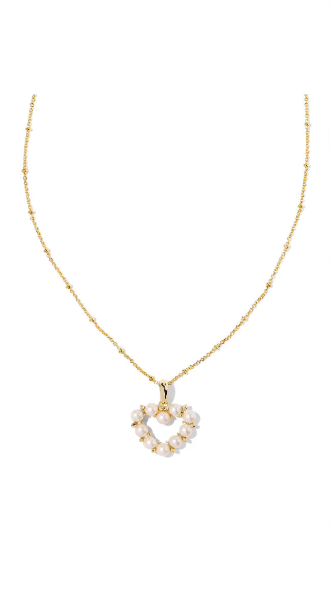 KENDRA SCOTT ASHTON HEART NECKLACE