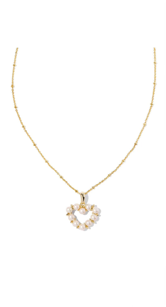 KENDRA SCOTT ASHTON HEART NECKLACE