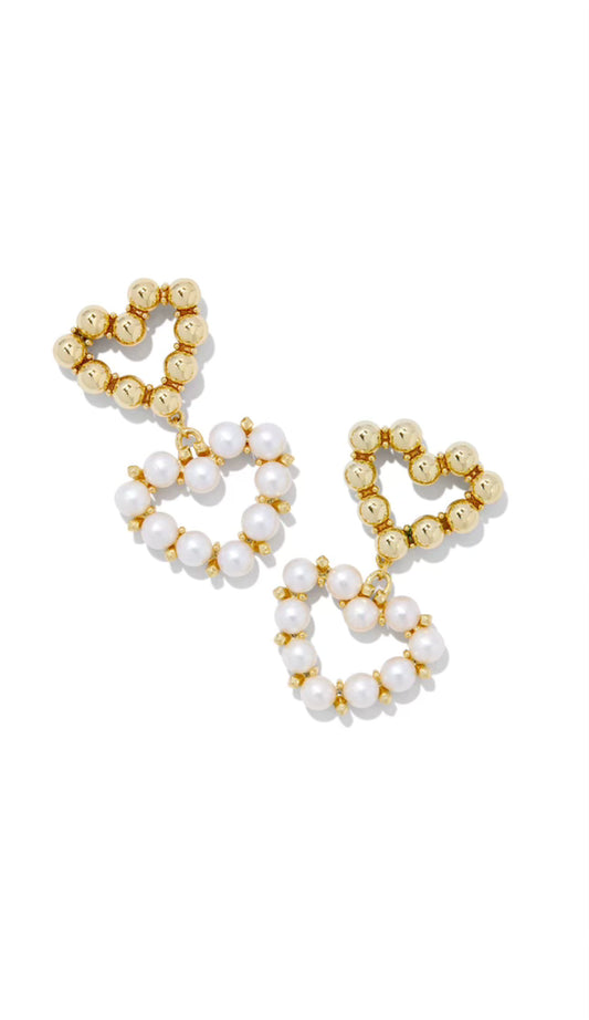 KENDRA SCOTT ASHTON HEART DROP EARRING