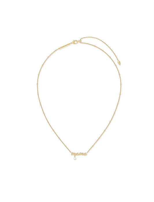 Kendra Scott mama script necklace