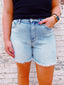 Judy HW Waist Dad Shorts