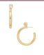 Sorrelli Gold Hoop Earring