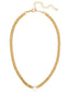 Sorrelli Gold Chunky Crystal Necklace