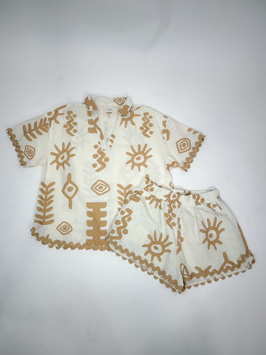 Tan Vacay Set Top
