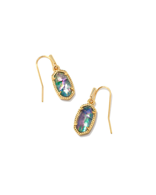 Kendra Scott Lee Gold Earring in Lilac Abalone