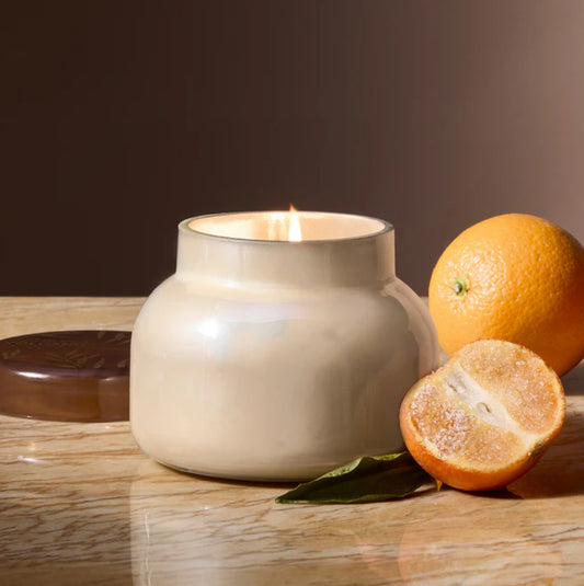 19oz White Glossy Signature Candle - Volcano