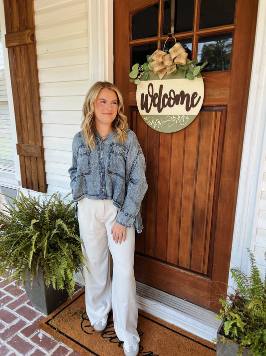 Summer Denim Blouse