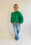 Green Sequin Sweater