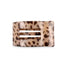 TELETIES Blonde Tortoise Small Flat Rectangle Hair Clip