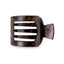 TELETIES Tortoise Medium Flat Square Hair Clip