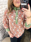 Fantastic Floral Long Sleeve Blouse