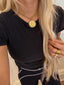CHANSUTTPEARLS SMALL COIN NECKLACE