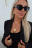 CHANSUTTPEARLS LARIAT COIN NECKLACE
