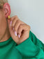CHANSUTTPEARLS SMALL GOLD ROLLY HOOPS