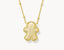 Kendra Scott Gingerbread Gold Short Pendant Necklace
