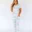 Mary Square Pink Floral PJ Set