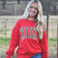 LuLu Mac Red XOXO Sweatshirt