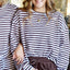 LuLu Mac Brown Striped Top